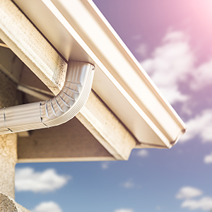 Home with K-style gutters